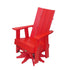 Recycled Plastic Contemporary Swivel Glider